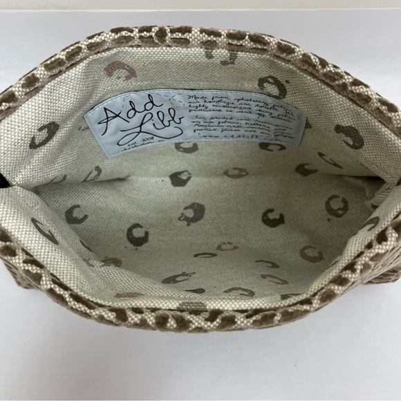 Add Libb Designs Fabric Boho Biloba Handbag Clutch OOAK - Picture 6 of 8